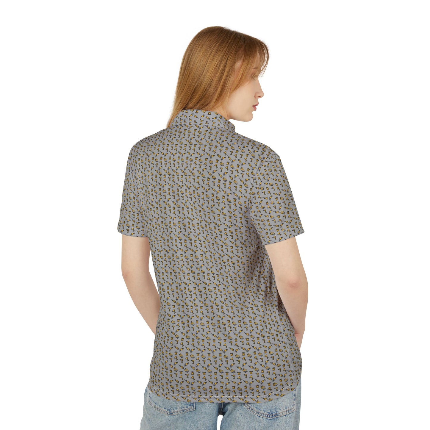 I Hit Greens - Dewalt Tools - Print Golf Polo