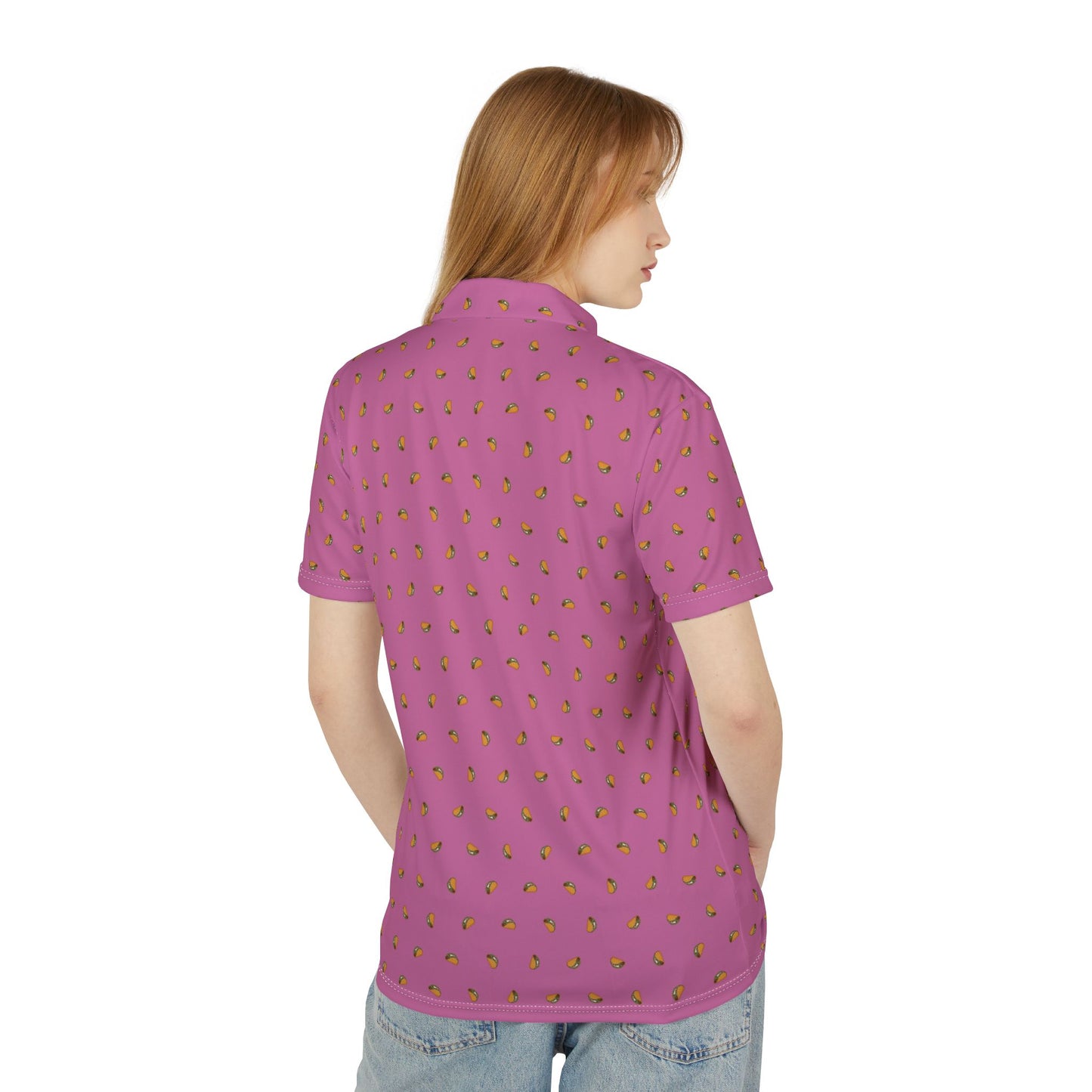 I Hit Greens - Pink Taco - Golf Polo