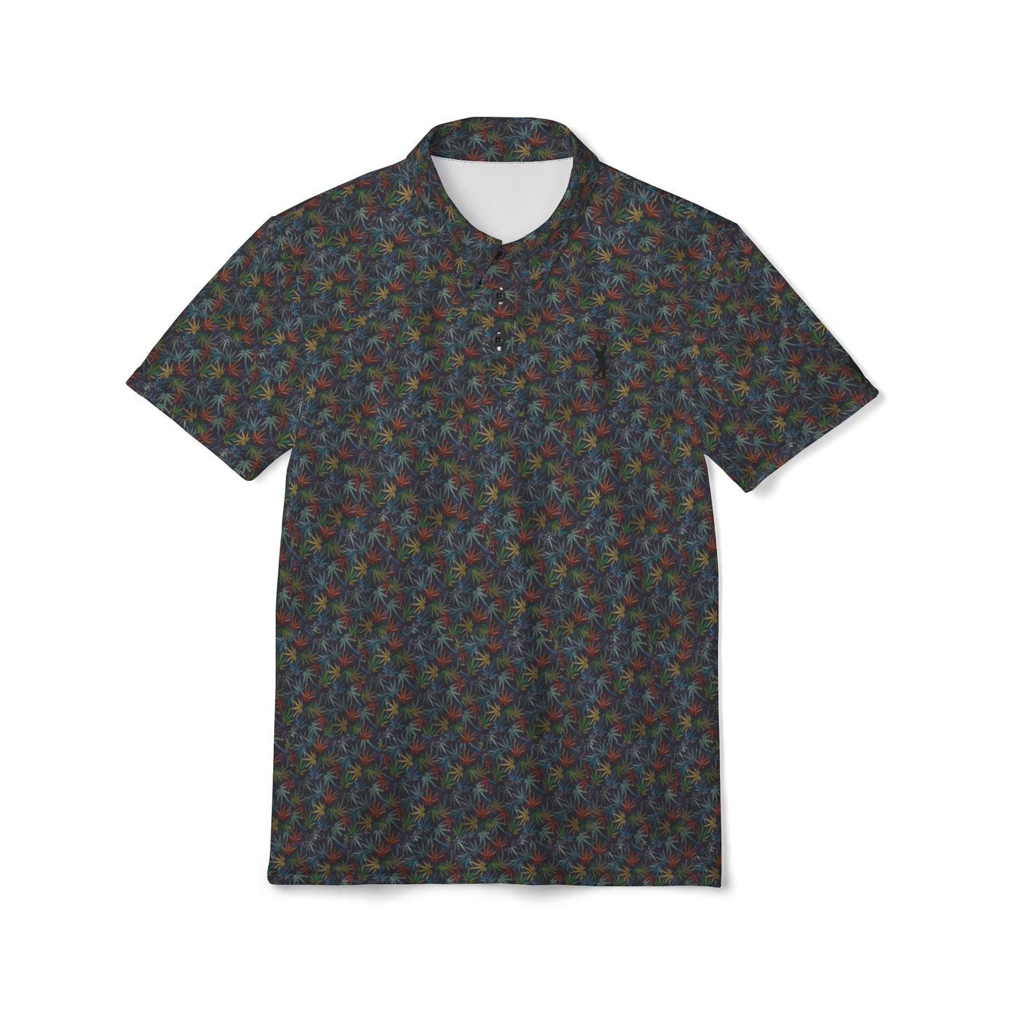 I Hit Greens - 'Neon Grass' - Print Golf Polo