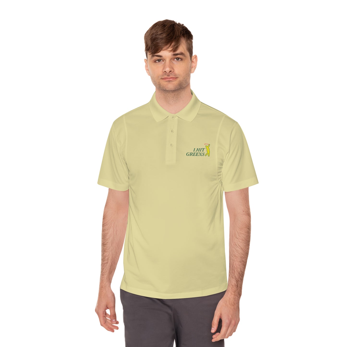 I Hit Greens - 'Almost a Master' - Golf Polo