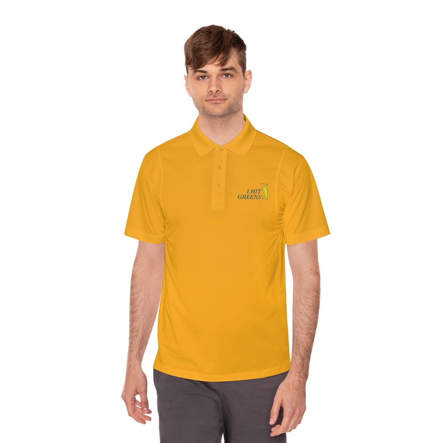 I Hit Greens - 'Almost a Master' - Golf Polo