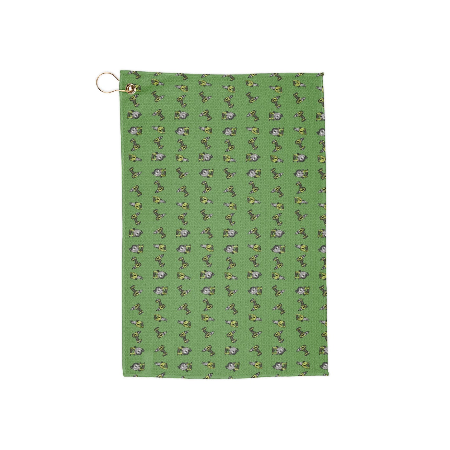 I Hit Greens - Ryobi Tools - Golf Towel