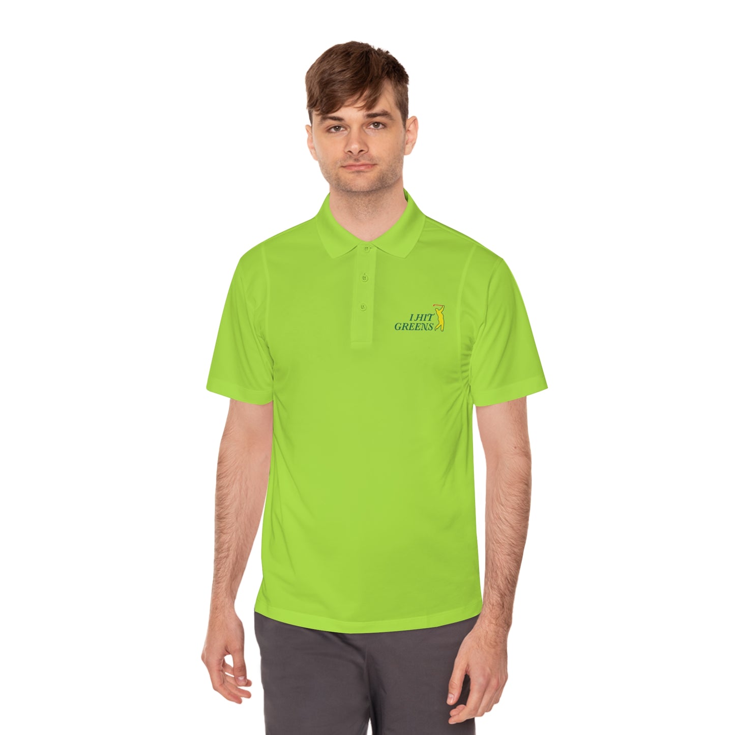 I Hit Greens - 'Almost a Master' - Golf Polo