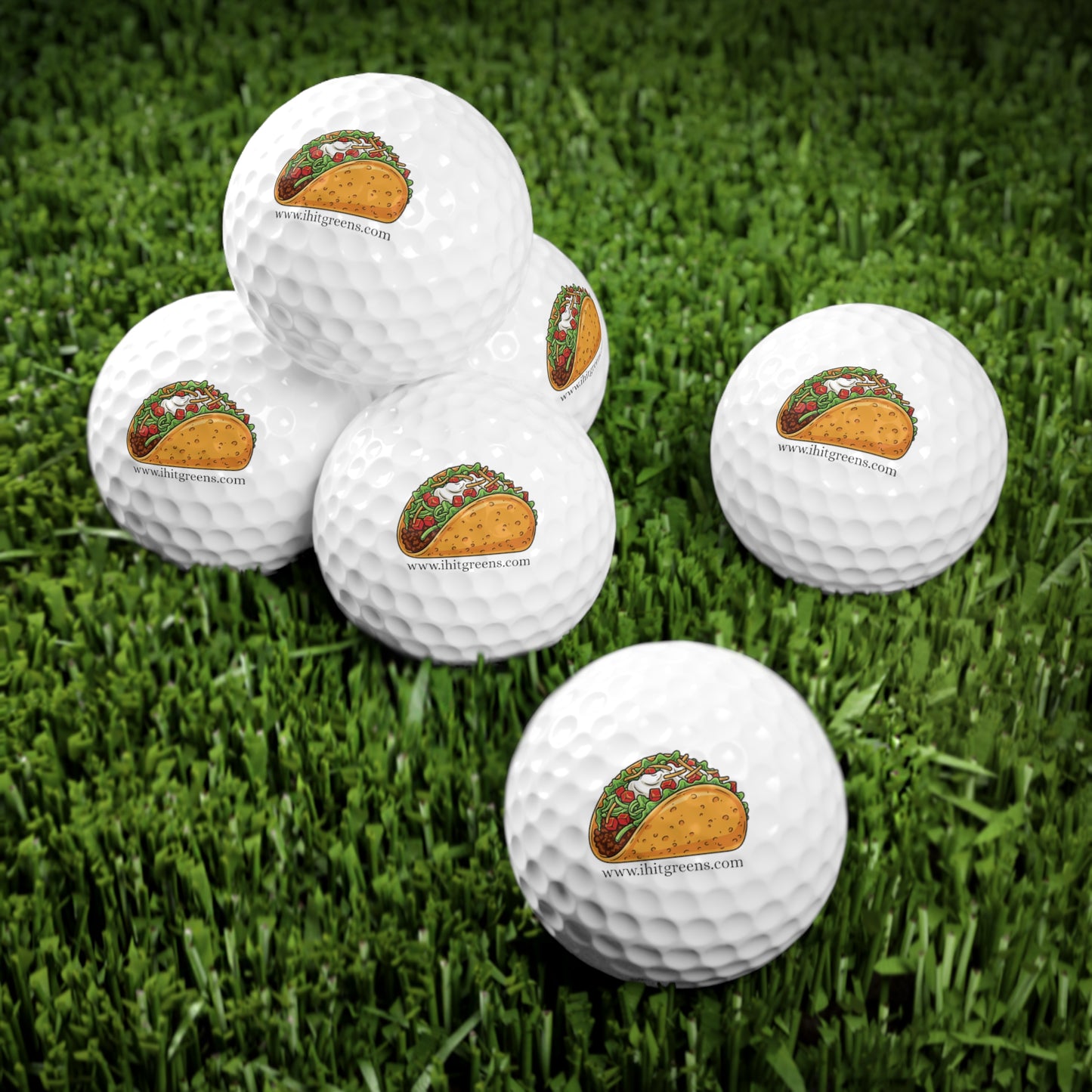 I Hit Greens - Loaded Taco Golf Balls