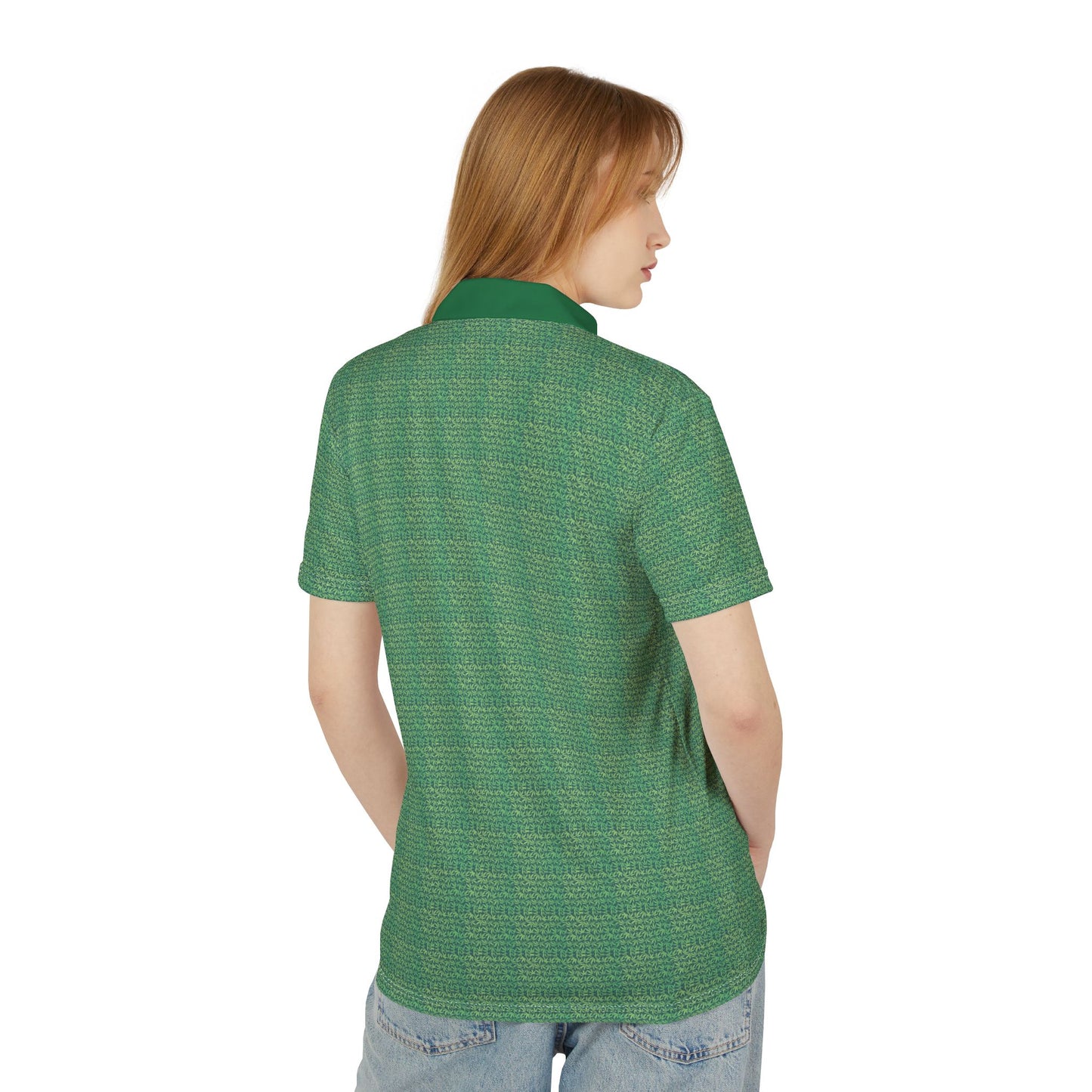 I Hit Greens - 'Grass #1' - Print Golf Polo