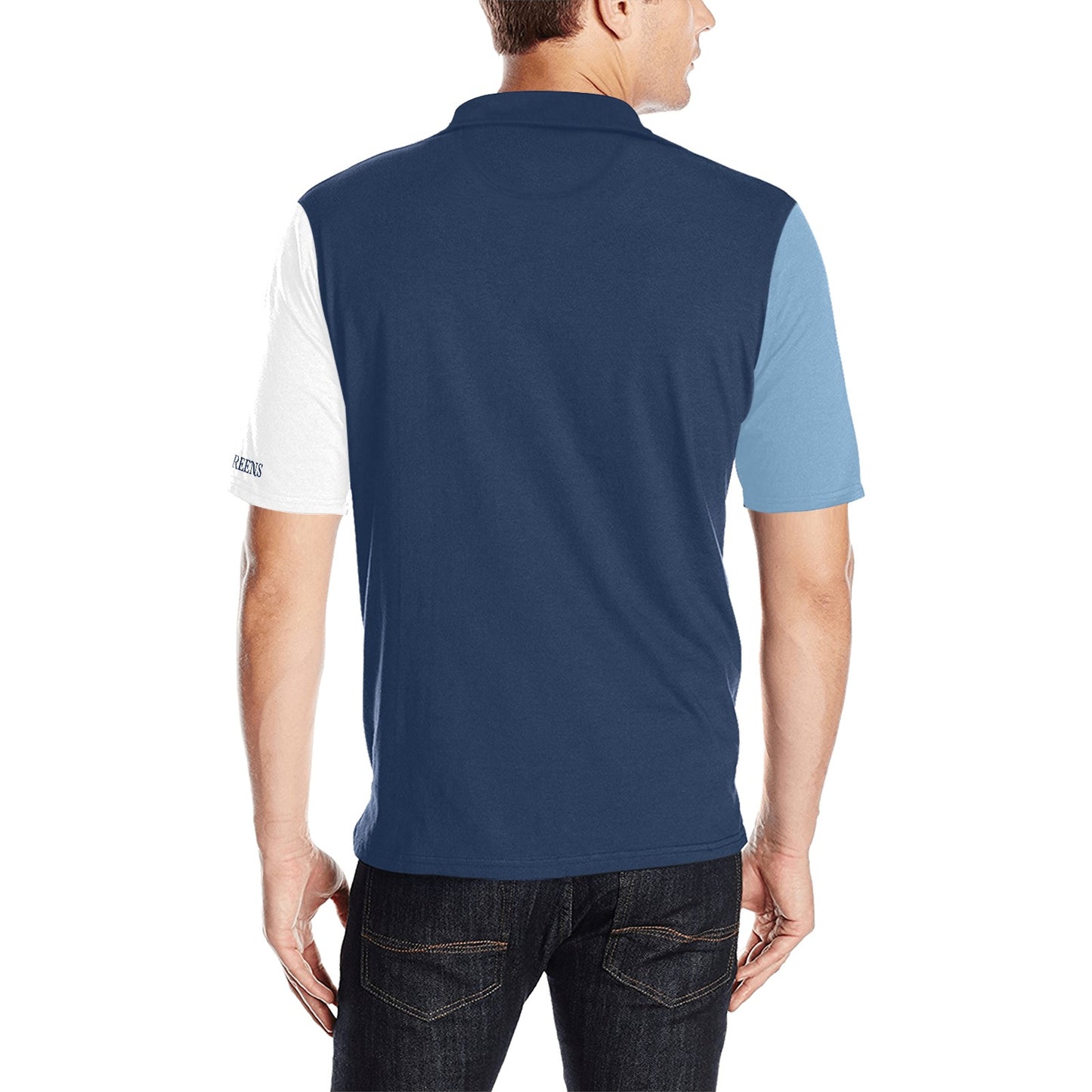 GOAT UNC Colorblock Golf Polo