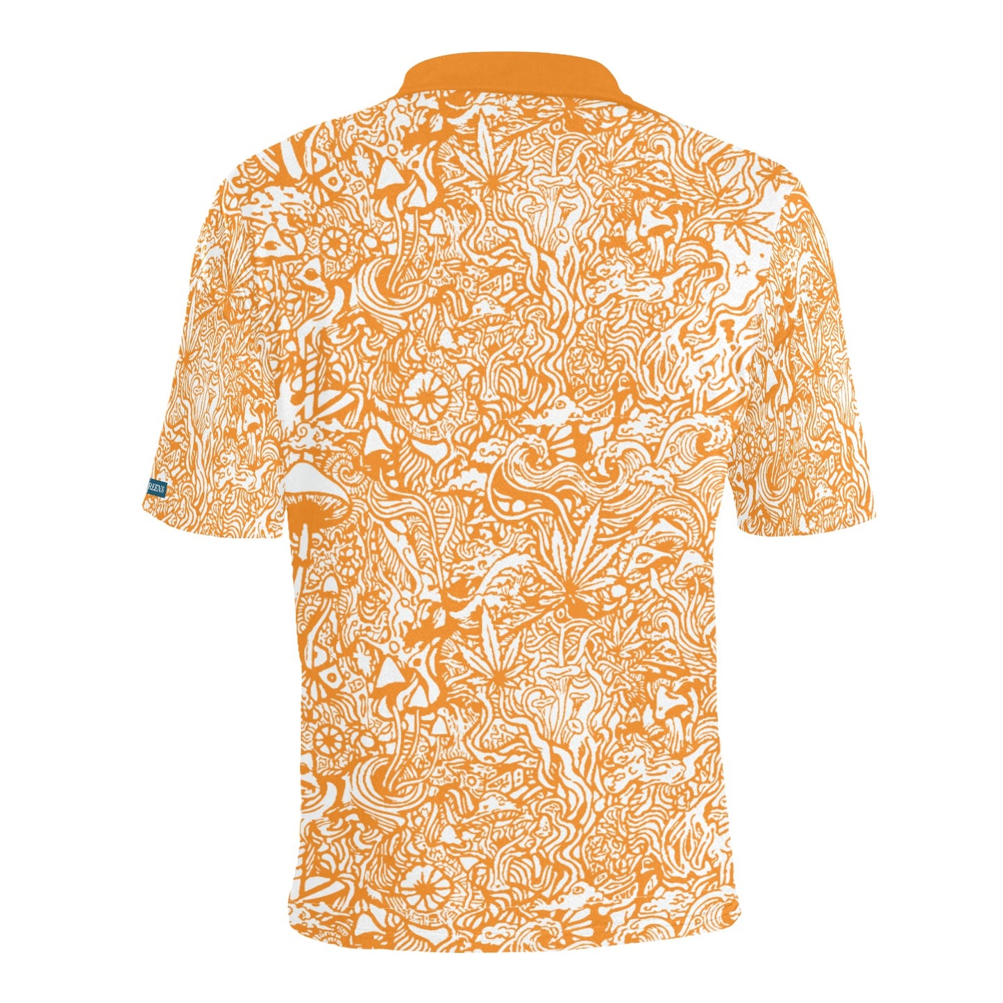 Magic Mushroom Men's Polo - Amber