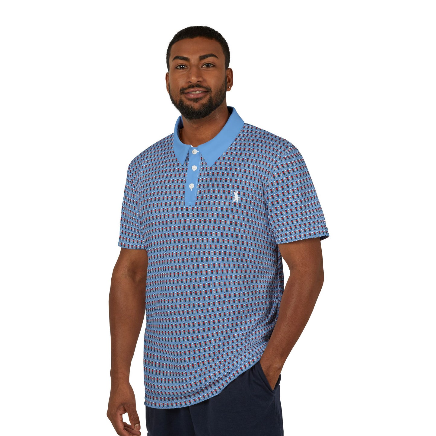 I Hit Greens - 'Rum & Coke' - Print Golf Polo