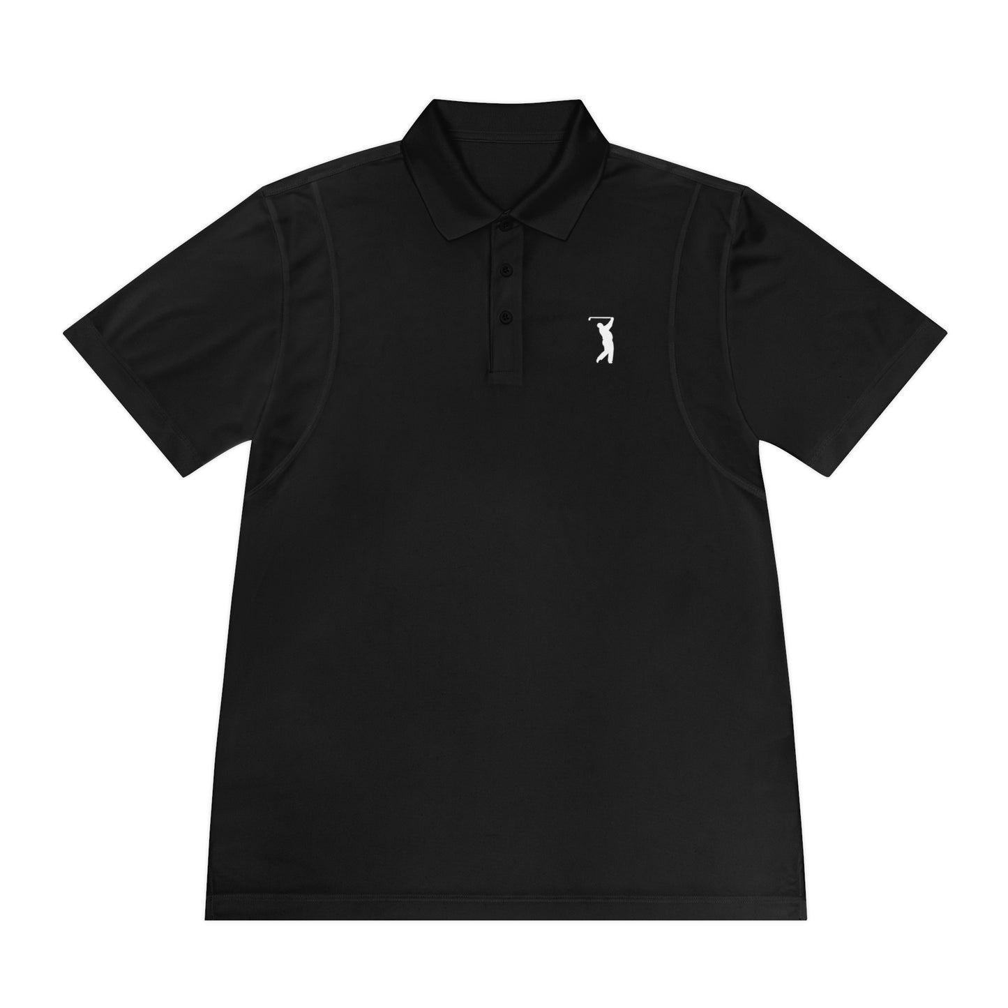 I Hit Greens - 'Swingman' - Embroidered Golf Polo