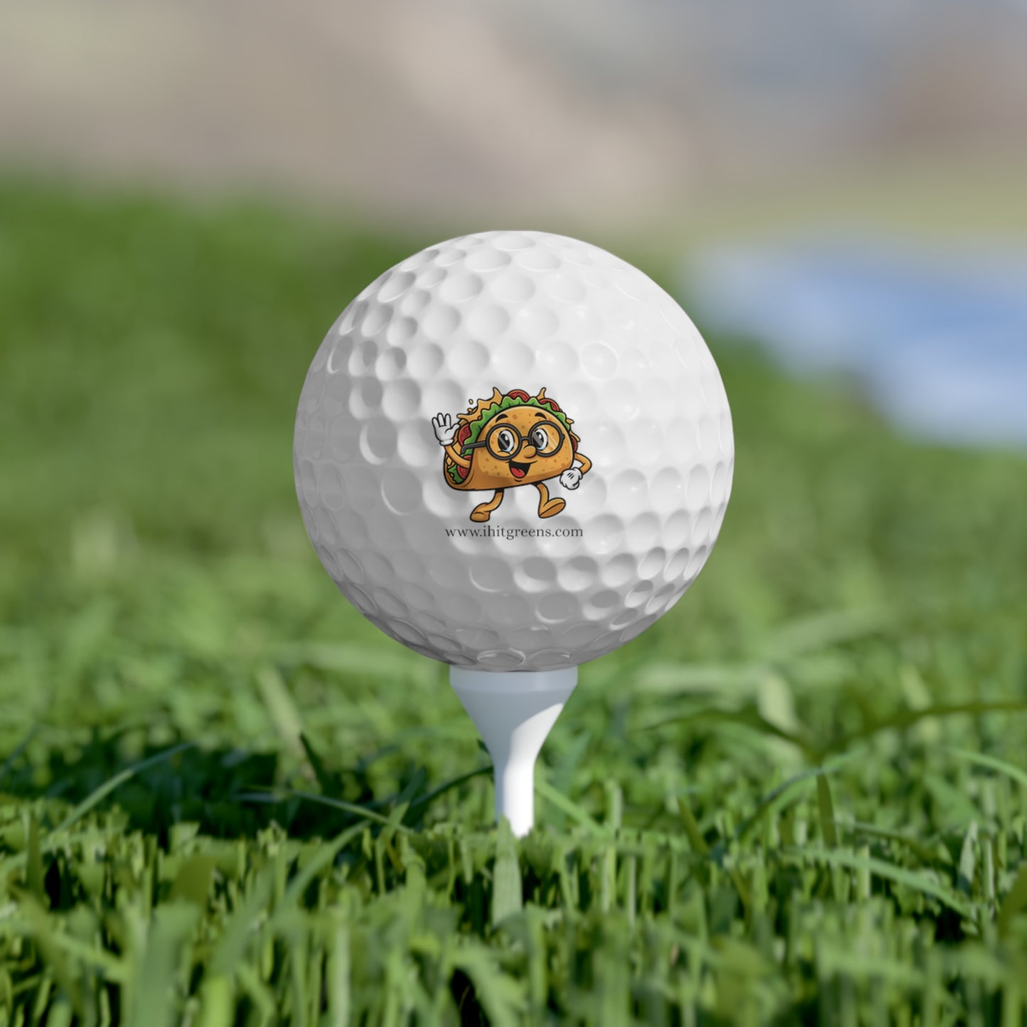 I Hit Greens - Taco Nerd Golf Balls