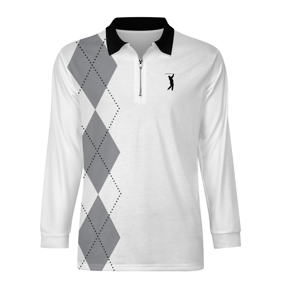 Swingman "GOAT Series" - White Sox Argyle Zipper Long Sleeve