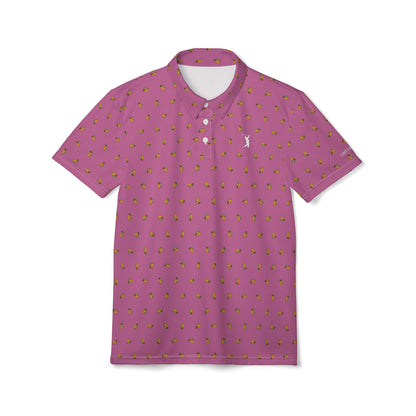 I Hit Greens - Pink Taco - Golf Polo