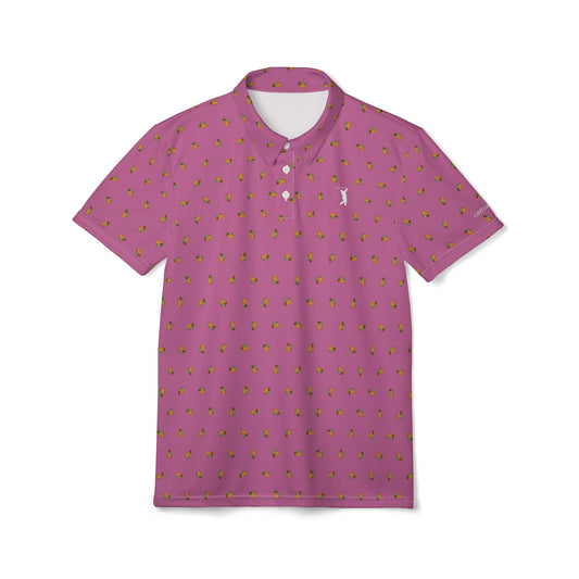 I Hit Greens - Pink Taco - Golf Polo
