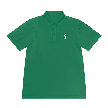 I Hit Greens - 'Swingman' - Embroidered Golf Polo