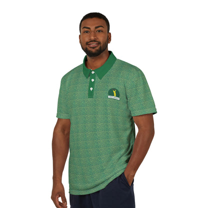 I Hit Greens - 'Grass #1' - Print Golf Polo