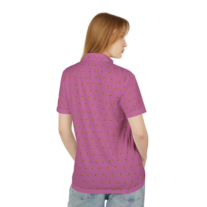 I Hit Greens - Pink Taco - Golf Polo