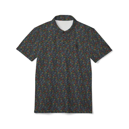 I Hit Greens - 'Neon Grass' - Print Golf Polo