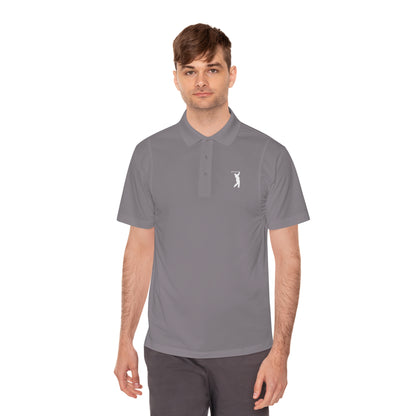 I Hit Greens - 'Swingman' - Embroidered Golf Polo