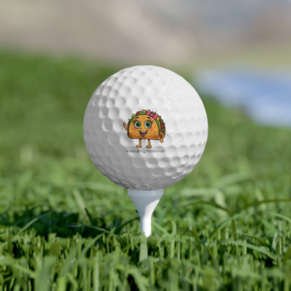 I Hit Greens - Taco Chick Golf Balls