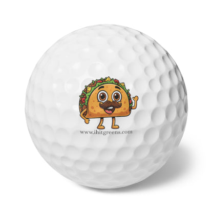 I Hit Greens - Papa Taco Golf Balls