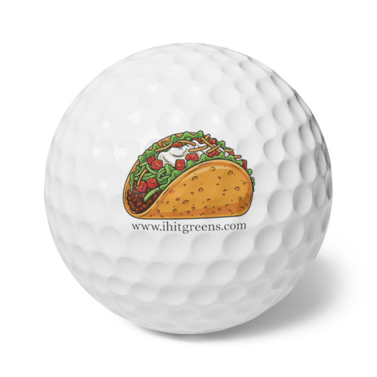 I Hit Greens - Loaded Taco Golf Balls