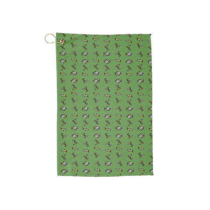 I Hit Greens - Ryobi Tools - Golf Towel