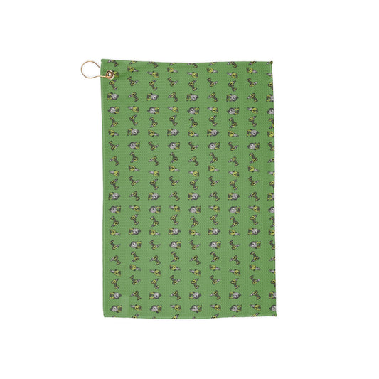 I Hit Greens - Ryobi Tools - Golf Towel