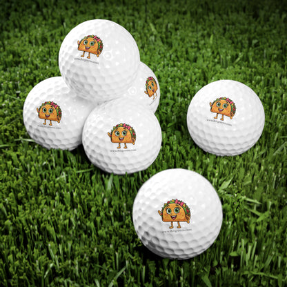 I Hit Greens - Taco Chick Golf Balls