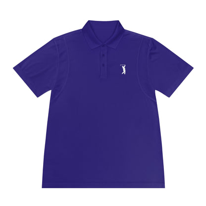 I Hit Greens - 'Swingman' - Embroidered Golf Polo