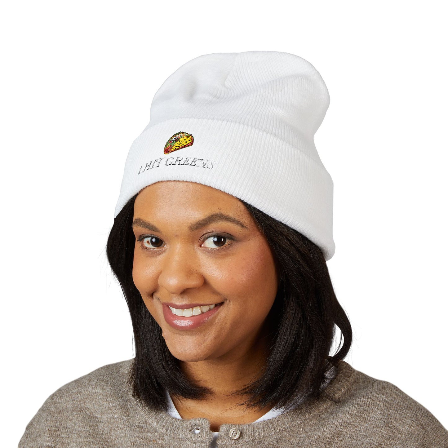 I Hit Greens - Non-Discriminatory Tacos - Beanie