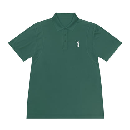 I Hit Greens - 'Swingman' - Embroidered Golf Polo