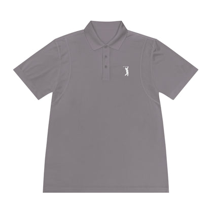 I Hit Greens - 'Swingman' - Embroidered Golf Polo