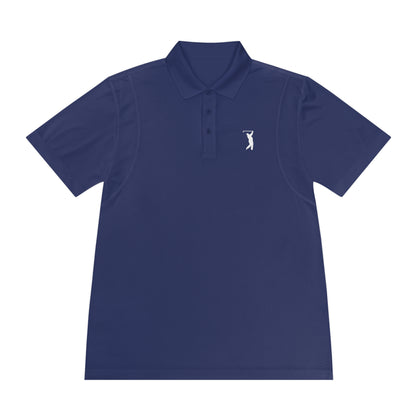 I Hit Greens - 'Swingman' - Embroidered Golf Polo