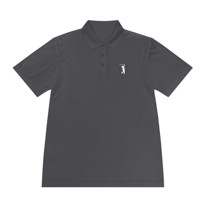 I Hit Greens - 'Swingman' - Embroidered Golf Polo