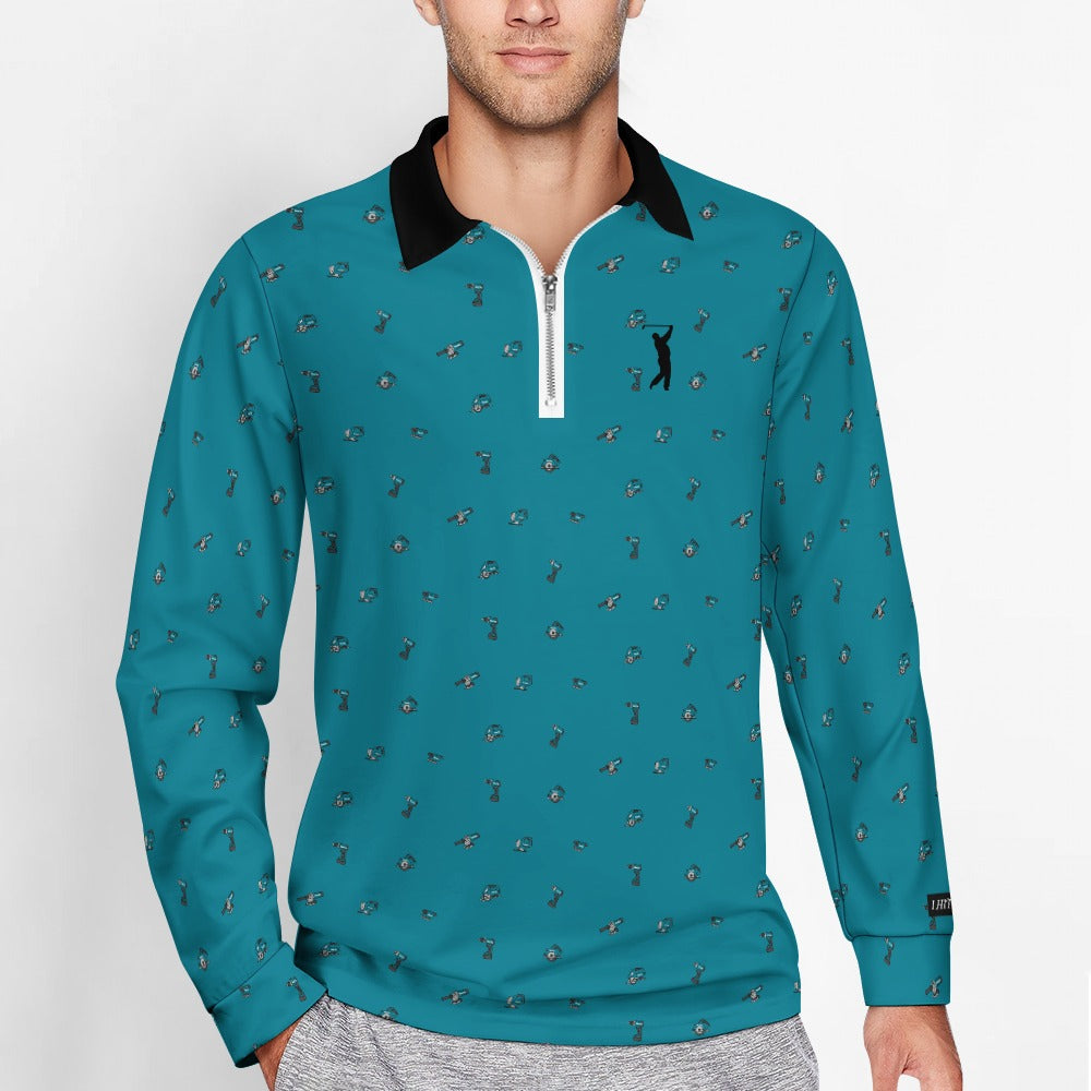 I Hit Greens - Makita Tools - 1/4 Zip Pullover