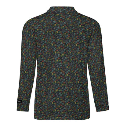 I Hit Greens - Neon Leaves - 1/4 Zip Pullover