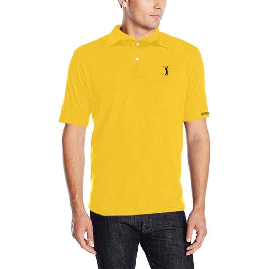I Hit Greens - Standard Yellow Golf Polo