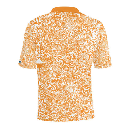 Magic Mushroom Men's Polo - Amber