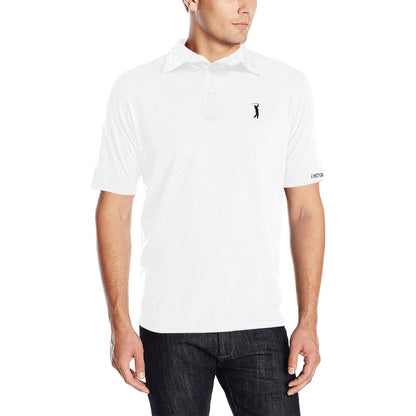 I Hit Greens - Standard White Golf Polo
