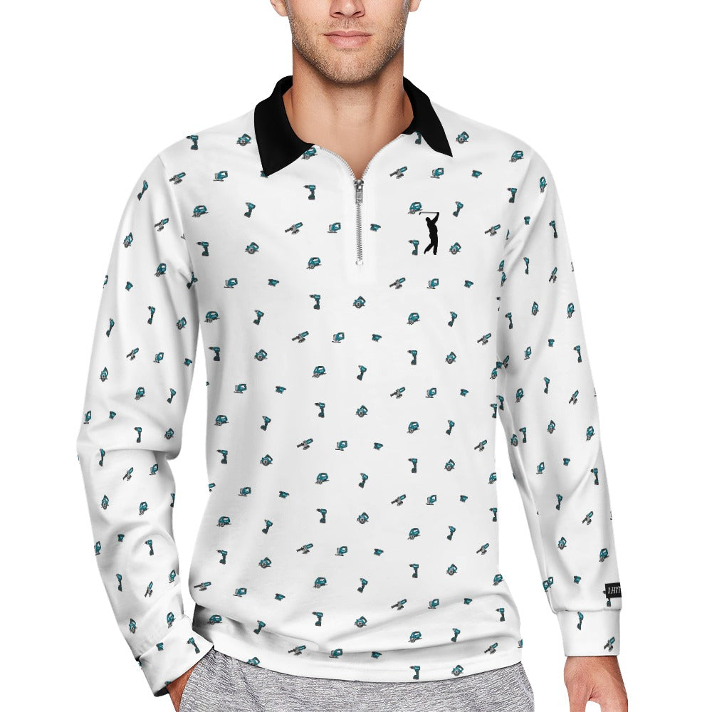 I Hit Greens - Alternate Makita Tools - 1/4 Zip Pullover