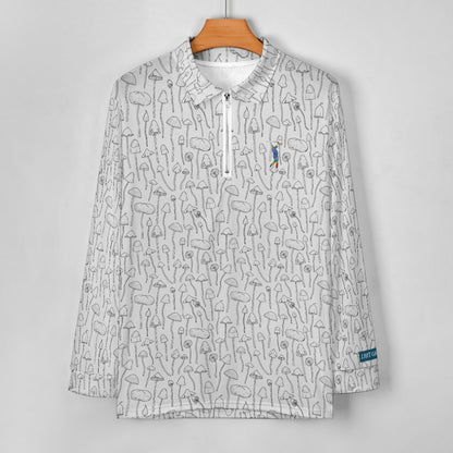 Funky Porcini Zipper Long Sleeve