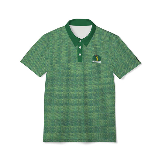 I Hit Greens - 'Grass #1' - Print Golf Polo