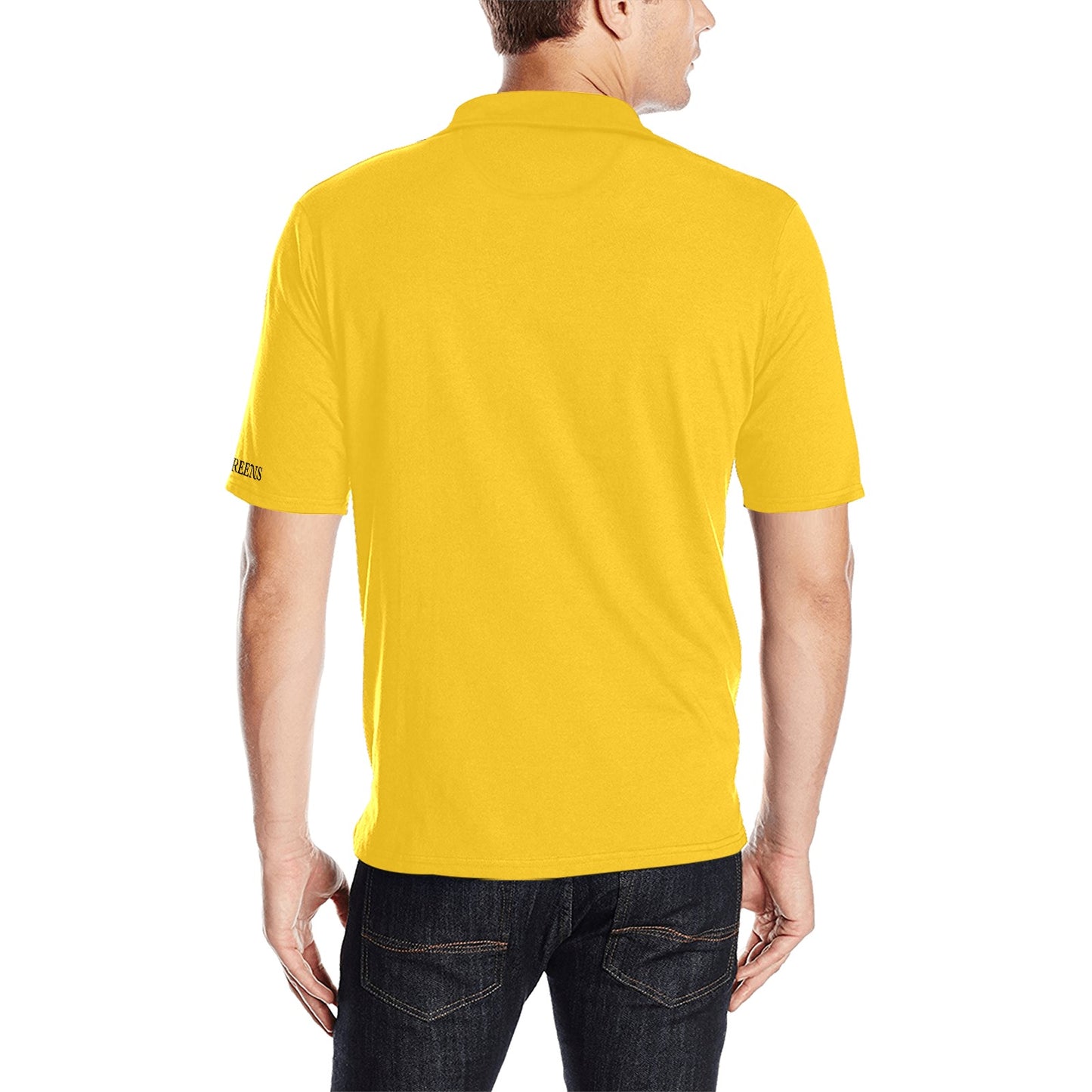 I Hit Greens - Standard Yellow Golf Polo