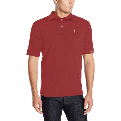 I Hit Greens - Standard Brick Golf Polo