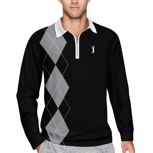 Swingman "GOAT Series" - White Sox Argyle Zipper Long Sleeve