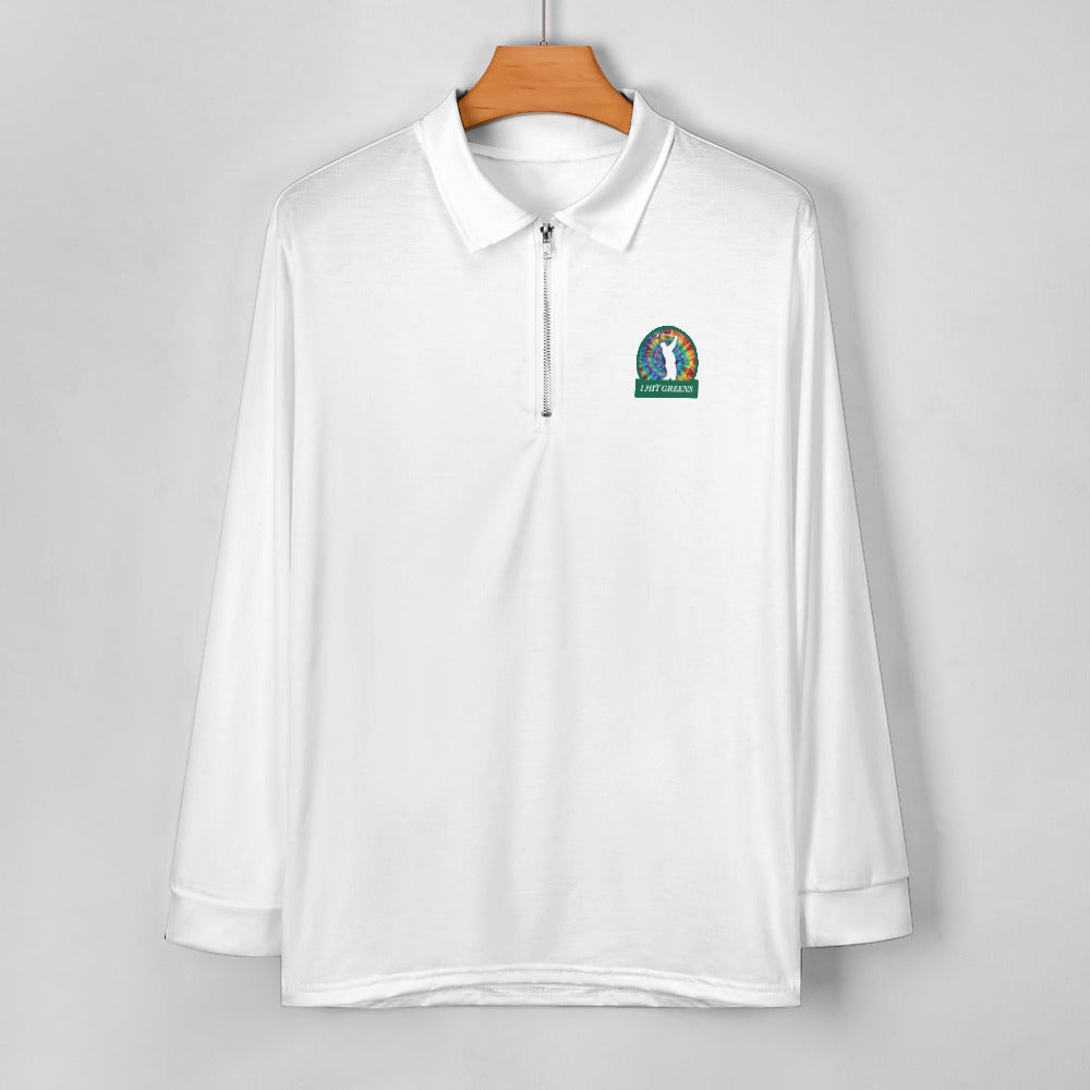 I Hit Greens - Tie Dye Medallion - 1/4 Zip Pullover