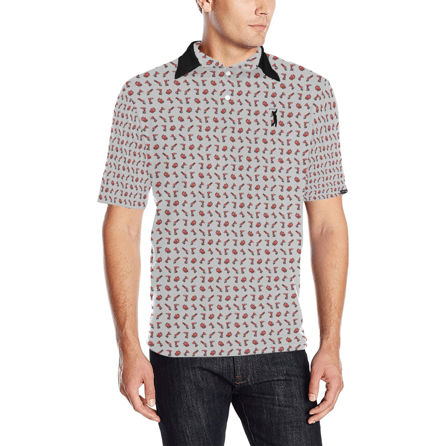 I Hit Greens - Alternate Milwaukee Tools - Golf Polo