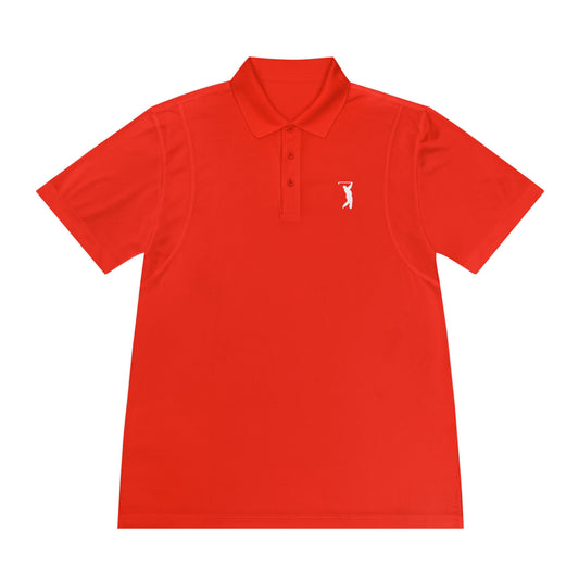 I Hit Greens - 'Swingman' - Embroidered Golf Polo