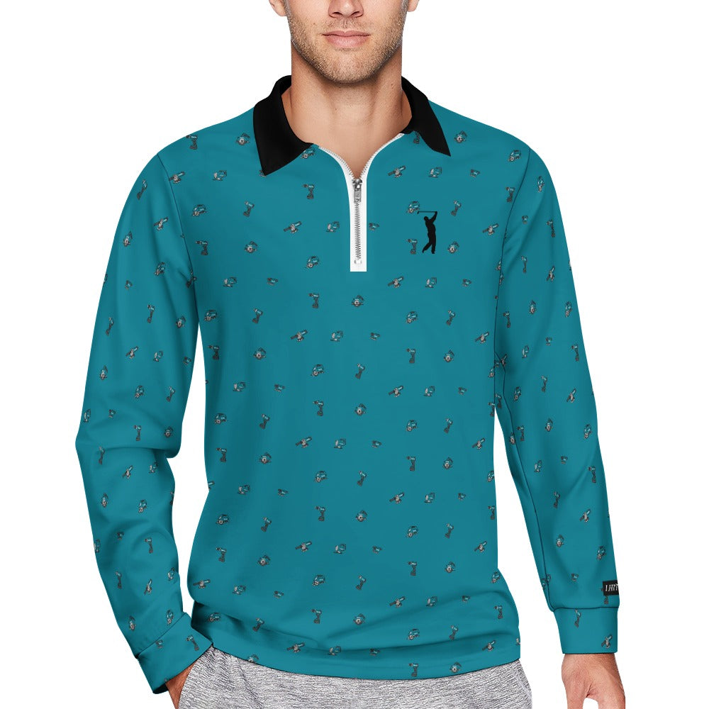 I Hit Greens - Makita Tools - 1/4 Zip Pullover