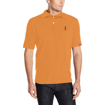 I Hit Greens - Standard Orange Golf Polo